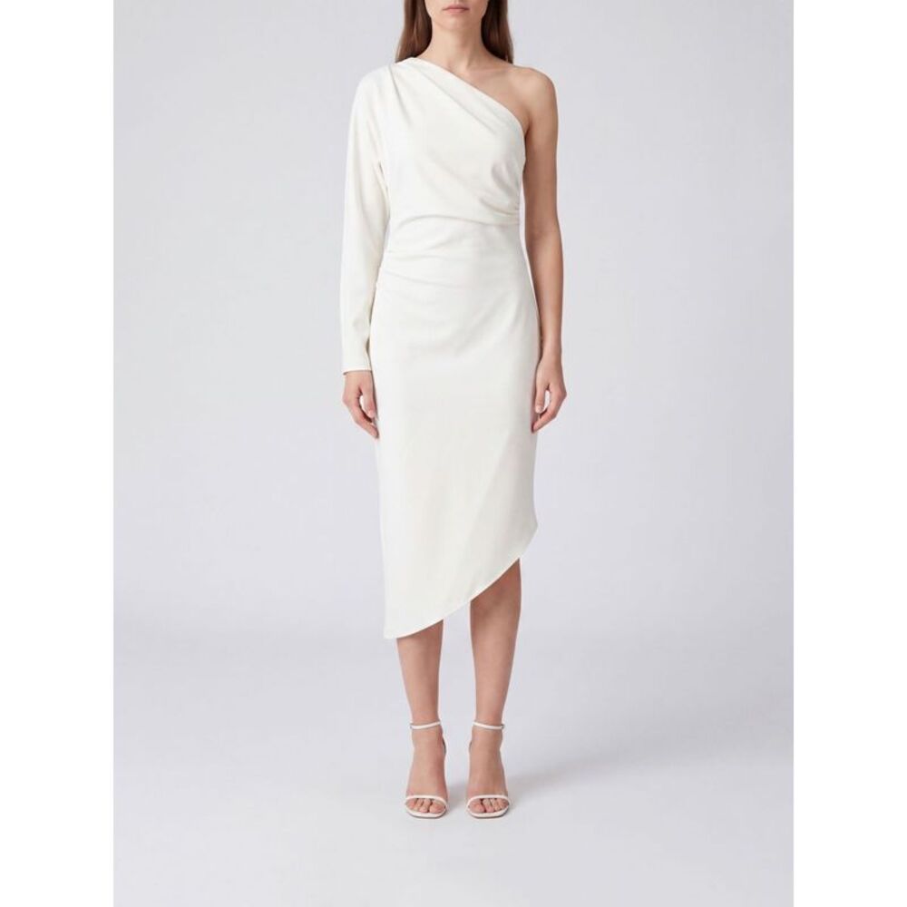 Federica Tosi Women Federica Tosi One-Shoulder Asymmetric Sheath Midi Dress